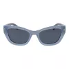 Polaroid PLD6237SX52MV Damen-Sonnenbrille - Schwarzer Rahmen, graue polarisierte Gläser, 52 mm