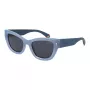 Polaroid PLD6237SX52MV Damen-Sonnenbrille - Schwarzer Rahmen, graue polarisierte Gläser, 52 mm