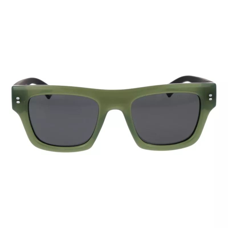 Polaroid PLD6238SX511E Herren Rechteckige Matt Schwarz Sonnenbrille mit Polarisierenden Grauen TAC-Gläsern UV400