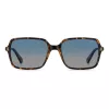 POLAROID PLD6247S086 Herren Rechteckige Havana Sonnenbrille mit Polarisierten Grünen Gläsern