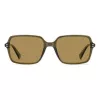 Polaroid PLD6247S09Q Herren Rechteckige Polarisierte Sonnenbrille - Schwarzer Rahmen Graue Gläser 56mm