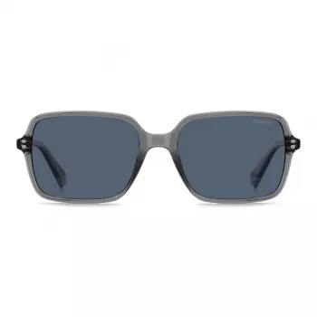 Polaroid PLD6247SKB7 Herren Rechteckige Polarisierte Sonnenbrille - Havana/Braun