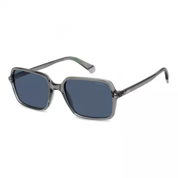 Polaroid PLD6247SKB7 Herren Rechteckige Polarisierte Sonnenbrille - Havana/Braun