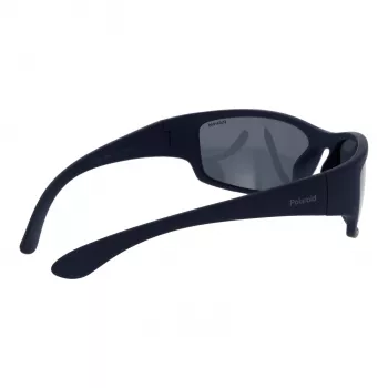 Polaroid PLD7005S63863 Unisex Rechteck-Sonnenbrille - Schwarz/Grau - Polarisiert UV400
