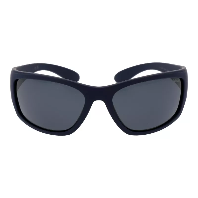 Polaroid PLD7005S63863 Unisex Rechteck-Sonnenbrille - Schwarz/Grau - Polarisiert UV400