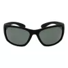 Polaroid PLD7005S63YYV Unisex Rechteck-Sonnenbrille - Schwarzer Rahmen Graue Gläser 63mm