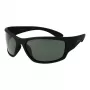 Polaroid PLD7005S63YYV Unisex Rechteck-Sonnenbrille - Schwarzer Rahmen Graue Gläser 63mm