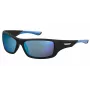 Polaroid PLD7013SEL95X Herren Polarized Sonnenbrille - Matt Schwarzer Rahmen, Graue Gläser