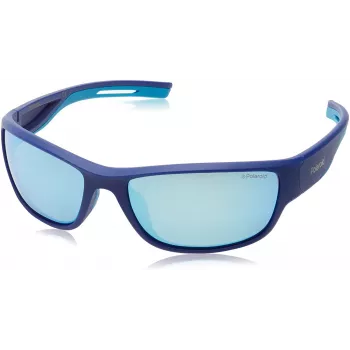 POLAROID PLD7028S-242 Unisex Sonnenbrille - Polarisierte graue Gläser - Schwarzer Rahmen - 60/17/125 mm