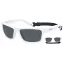 Polaroid PLD7031S6HT Herren-Sonnenbrille Havanna Square Frame Grüne Polariserende Gläser