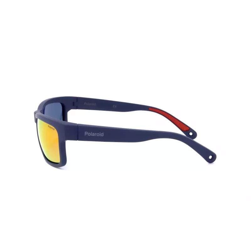 Polaroid PLD7031S8RU Herren Polarized Sonnenbrille - Schwarzer Rahmen Graue Gläser 59mm