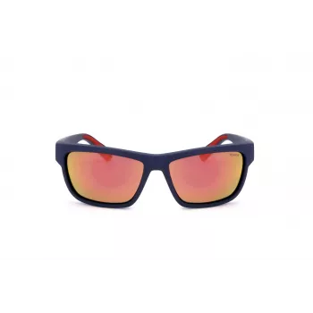 Polaroid PLD7031S8RU Herren Polarized Sonnenbrille - Schwarzer Rahmen Graue Gläser 59mm