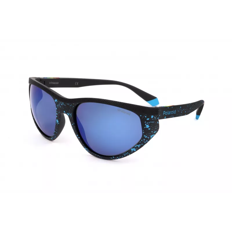 POLAROID PLD7032-S-S6F Unisex Rechteck-Sonnenbrille Havana Braun Polarisiert