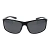 Polaroid PLD7036S63807 Unisex Rechteckige Sonnenbrille - Schwarzer Rahmen Graue Gläser