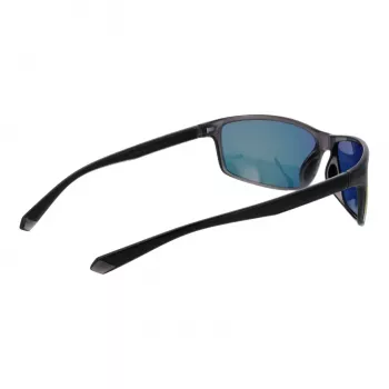 Polaroid PLD7036S63KB7 Unisex Pilot Sonnenbrille - Schwarzer Rahmen, graue polarisierte Gläser, 63 mm