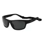 POLAROID PLD7037S60807 Unisex Pilot Sonnenbrille - Graue Gläser - Schwarzer Rahmen
