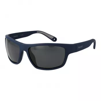 Polaroid PLD7037S60FLL Unisex Rechteckige Sonnenbrille - Polarisiert UV400 - 60/16/140 mm