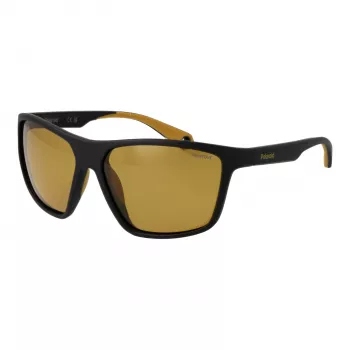 Polaroid PLD7040/S Herren-Sonnenbrille - Havanna-Rahmen, grüne polarisierte Gläser - 59 mm