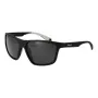 POLAROID PLD7040S5908A Herren Rechteckige Polarisierte Sonnenbrille - Grauer Rahmen Graue Gläser 59mm