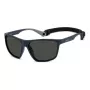 POLAROID PLD7040SFLL Herren-Sonnenbrille - Schwarzer Rahmen, Graue polarisierte Gläser, 59 mm