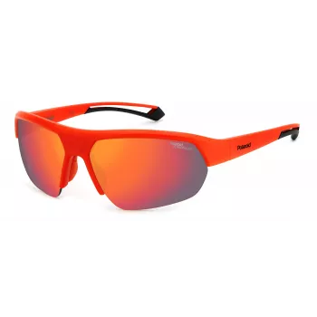 POLAROID PLD7048S0Z3G6 Unisex Pilot Sonnenbrille - Havana/Grün, 65/17/130 mm