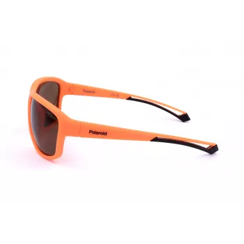 POLAROID PLD7049S2M5 Unisex Sport Sonnenbrille - Matt Schwarzer Rahmen, Graue Polariserte Gläser