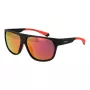 POLAROID PLD7053S60BLX Herren-Sonnenbrille - Polarisierte graue Gläser - Schwarzer Rahmen - 60/12/140 mm