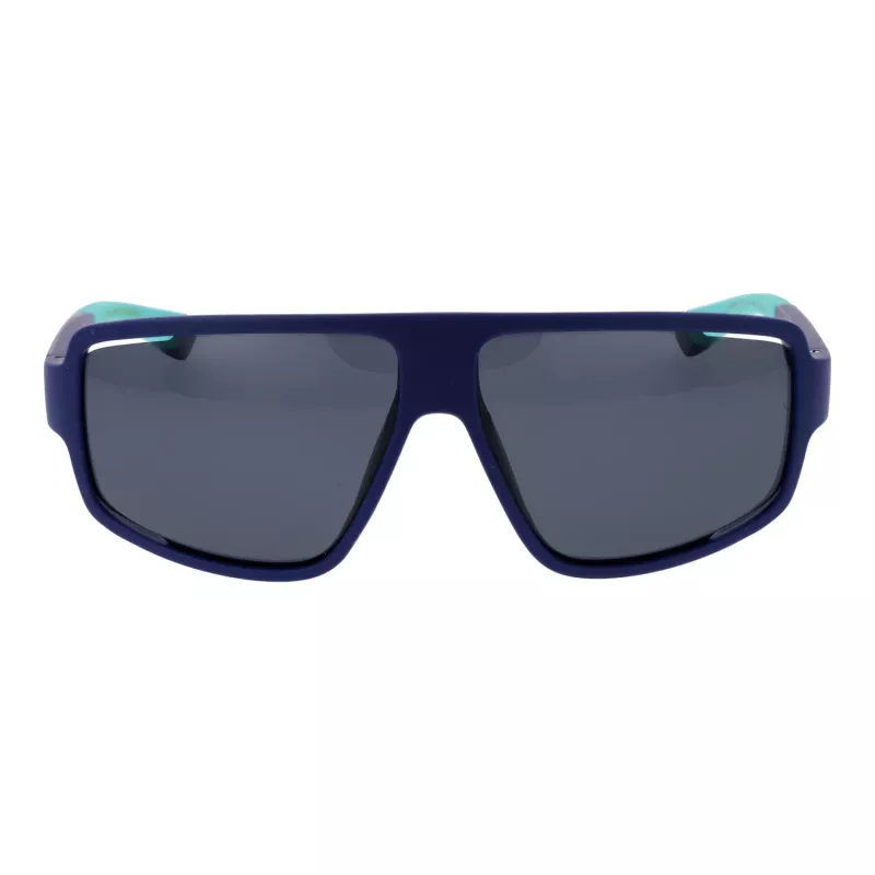 Polaroid PLD7054/S 61FLL Herren Rechteck-Sonnenbrille - Schwarzer Rahmen Graue Polarisierte Gläser 61mm