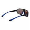 Polaroid PLD7054S610VK Herren Rechteckige Polarisierte Sonnenbrille - Schwarzer Rahmen Graue Gläser 61mm