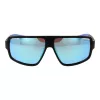 Polaroid PLD7054S610VK Herren Rechteckige Polarisierte Sonnenbrille - Schwarzer Rahmen Graue Gläser 61mm