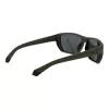 POLAROID PLD7057S60DLD Herren-Rechteck-Sonnenbrille - Dunkelgrauer Rahmen, Graue polarisierte Gläser
