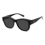 Polaroid PLD9019S08A Unisex Sonnenbrille - Schwarzer Rahmen, Graue polarisierte Gläser