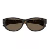 Polaroid PLD9020S086 Unisex Sonnenbrille Havana Square Plastic Frame Brown Polarized Lens
