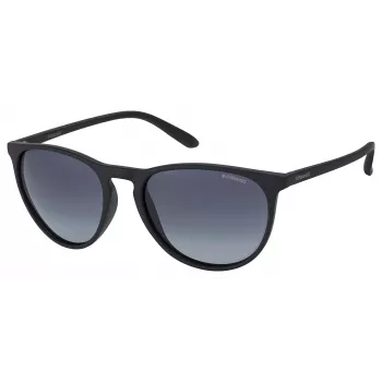 POLAROID Unisex PLD6003NSDL5W Sonnenbrille - Polarisierte graue Gläser - Schwarzer Rahmen - 54/19/140 mm