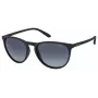 POLAROID Unisex PLD6003NSDL5W Sonnenbrille - Polarisierte graue Gläser - Schwarzer Rahmen - 54/19/140 mm