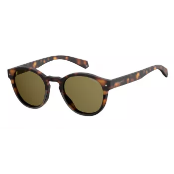 POLAROID Unisex PLD6042S086SP Sonnenbrille Havana Braun 49/22/145 mm