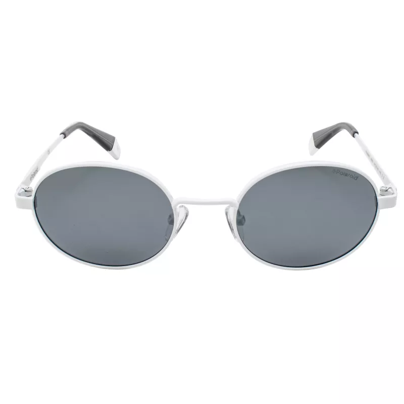 POLAROID Unisex PLD6066SVK6EX Sonnenbrille - Schwarzer Rahmen, Graue polarisierte Gläser, 51 mm