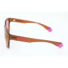 POLAROID Unisex PLD6077FS-09Q Sonnenbrille Polarisiert Rechteckig Schwarzer Rahmen Graue Gläser 58/17/140 mm