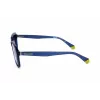 POLAROID Unisex PLD6161SPJP Rechteckige Polarisierte Sonnenbrille - Schwarzer Rahmen Graue Gläser 58mm