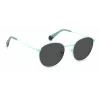 POLAROID Unisex PLD6171SMVUM9 Sonnenbrille - Havana Square Frame, polarisierte graue Gläser 51/20/140 mm