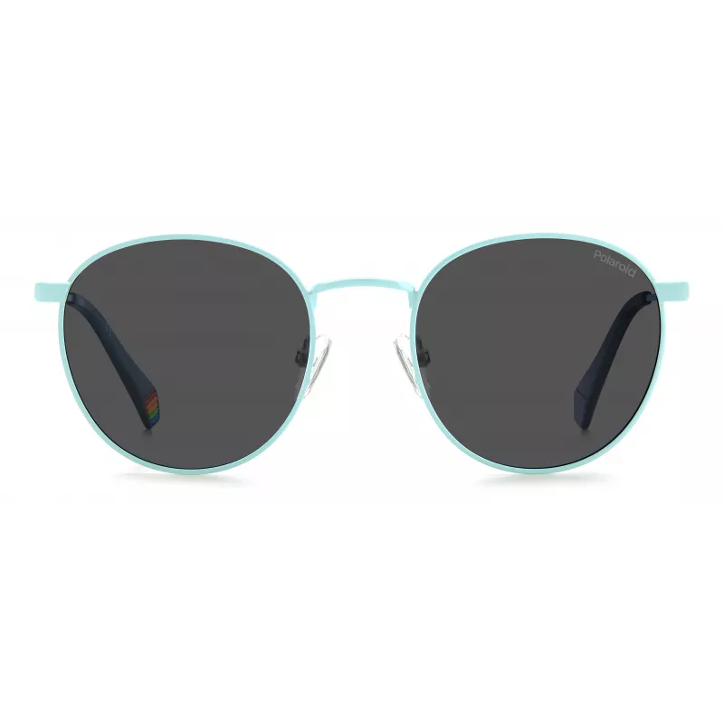 POLAROID Unisex PLD6171SMVUM9 Sonnenbrille - Havana Square Frame, polarisierte graue Gläser 51/20/140 mm