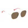 POLAROID Unisex PLD6172S10ASP Sonnenbrille - Schwarzer Rahmen, graue Gläser, 57 mm