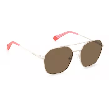 POLAROID Unisex PLD6172S10ASP Sonnenbrille - Schwarzer Rahmen, graue Gläser, 57 mm