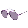 POLAROID Unisex PLD6173SB3V Rechteck-Sonnenbrille - Schwarzer Rahmen, graue Gläser
