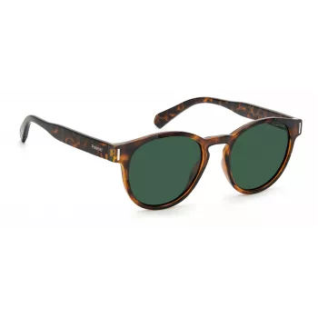 POLAROID Unisex PLD6175S086UC Sonnenbrille Havana Braun Polarisiert 51mm