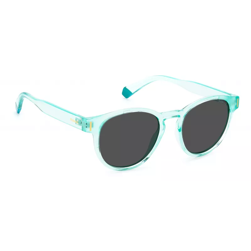 POLAROID Unisex PLD6175S5CBM9 Sonnenbrille Havana Grau Blau Verspiegelt 51mm