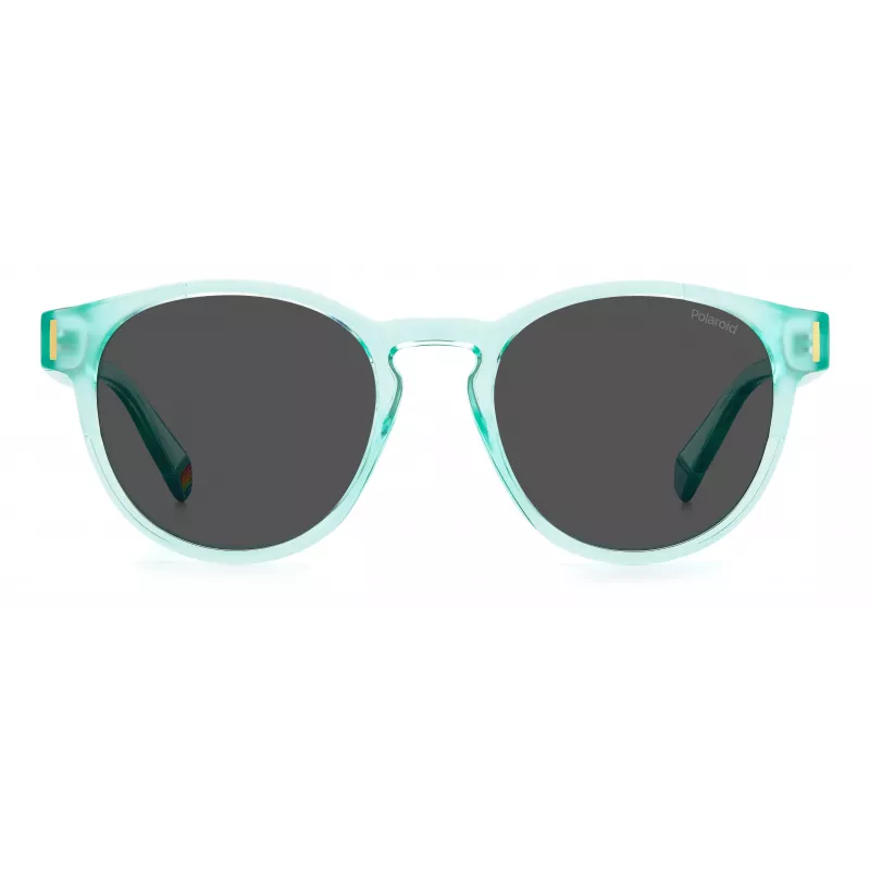 POLAROID Unisex PLD6175S5CBM9 Sonnenbrille Havana Grau Blau Verspiegelt 51mm
