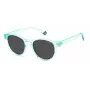 POLAROID Unisex PLD6175S5CBM9 Sonnenbrille Havana Grau Blau Verspiegelt 51mm