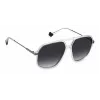 POLAROID Unisex PLD6182S900WJ Rechteckige Polarisierte Sonnenbrille - Schwarzer Rahmen Graue Gläser 59mm