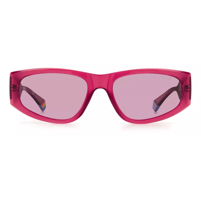 POLAROID Unisex Sonnenbrille PLD6169S8CQ0F Schwarzer Rahmen Graue Polarisierte Gläser 55/18/140 mm